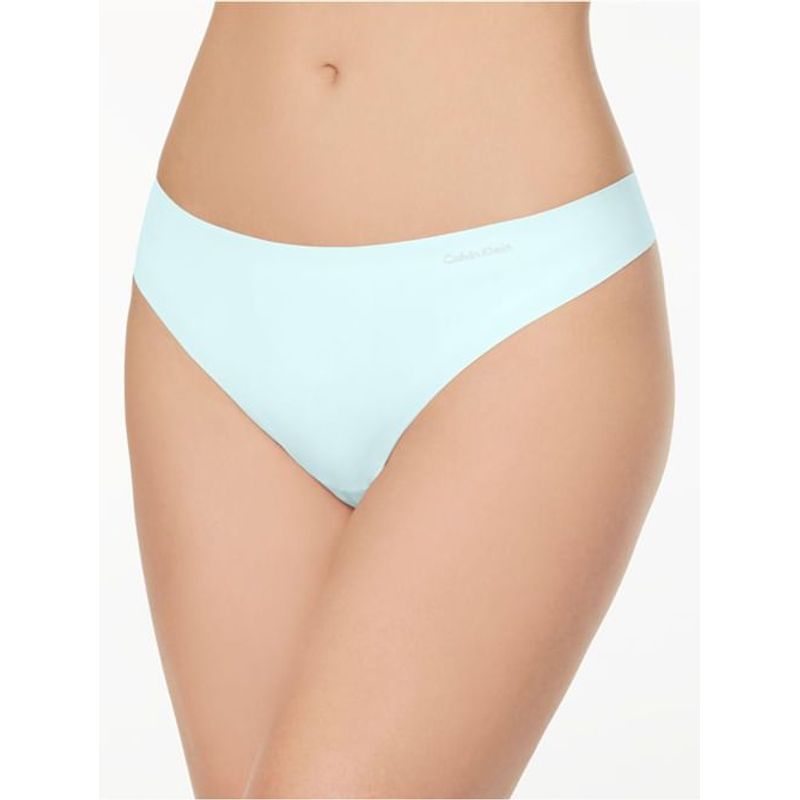 CALVIN KLEIN - Pantie Verde Tipo Tanga En Microfibra Para Mujer Calvin Klein