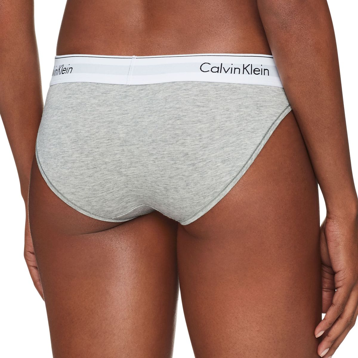 CALVIN KLEIN - Panties Gris Algodón Bikini Calvin Klein
