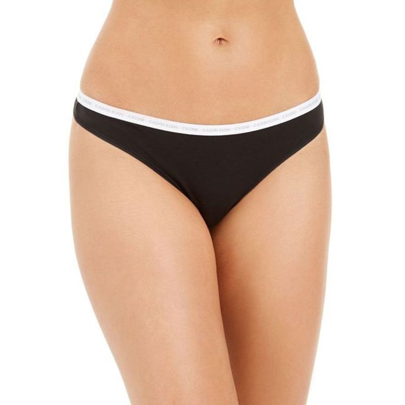 CALVIN KLEIN - Panti Para Dama Tipo Tanga Negro Calvin Klein