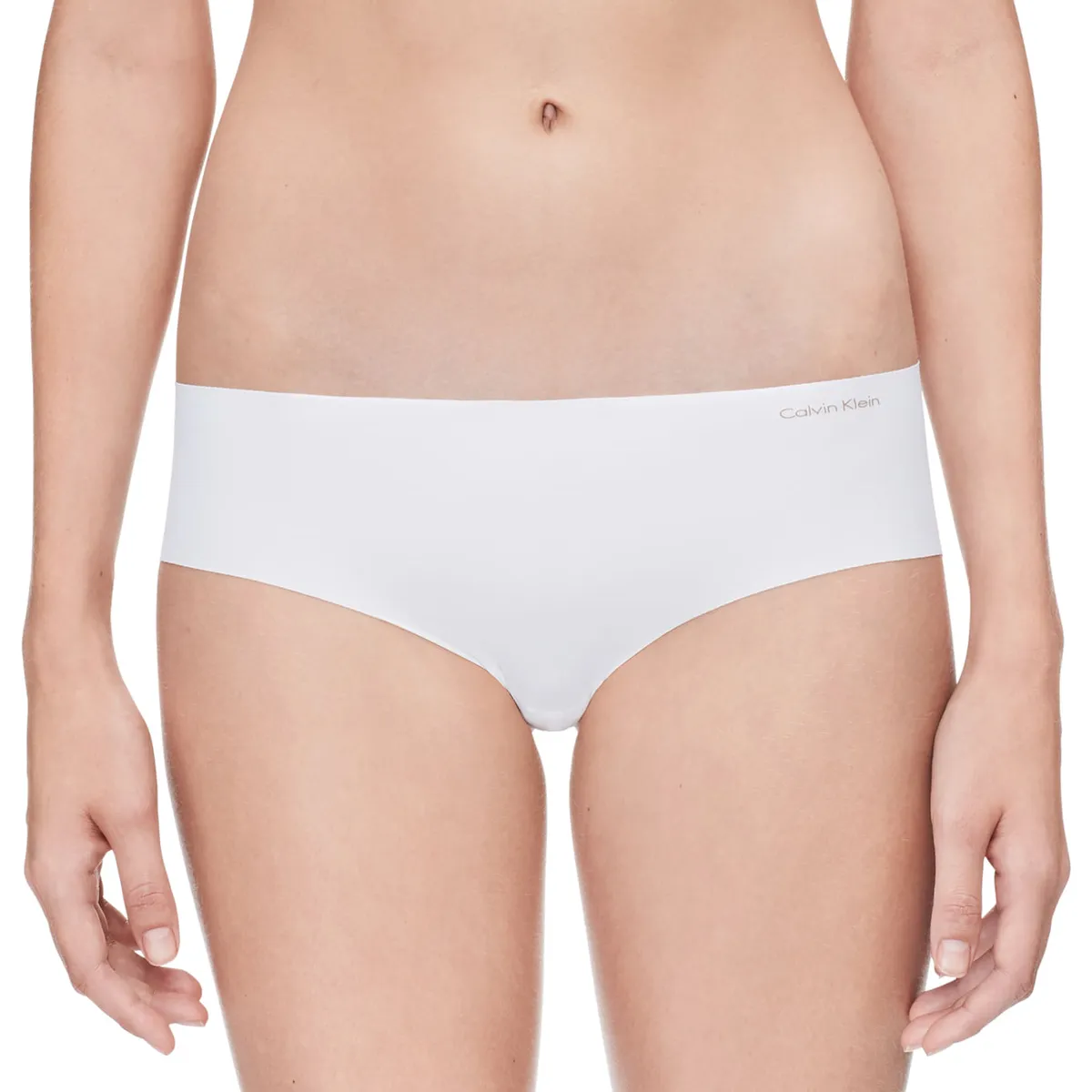 CALVIN KLEIN - Panties Tipo Hipster Blanco En Microfibra Para Mujer Calvin Klein