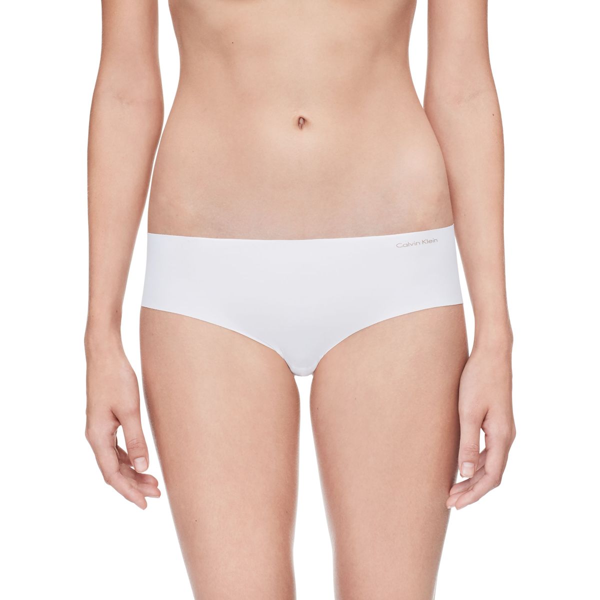 CALVIN KLEIN - Panties Tipo Hipster Blanco En Microfibra Para Mujer Calvin Klein