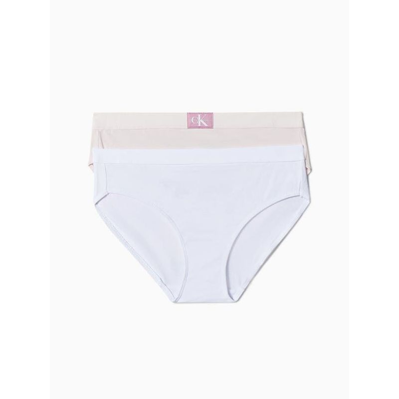 CALVIN KLEIN - Bikini En Niña Algodón 2 Piezas Blanco Calvin Klein