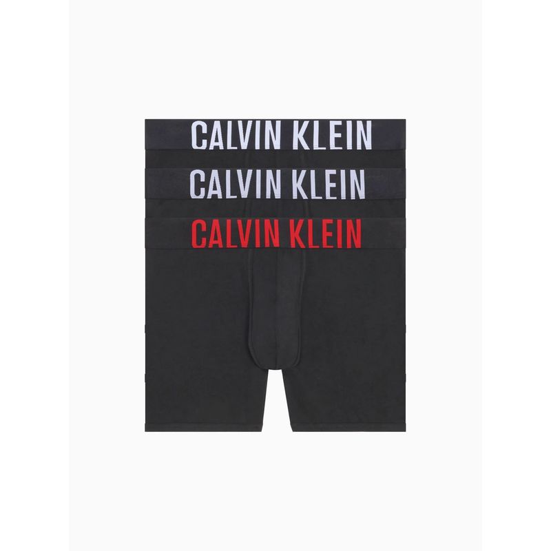 CALVIN KLEIN - 3 Pack De Boxer Negro En Algodón Tipo Brief Calvin Klein