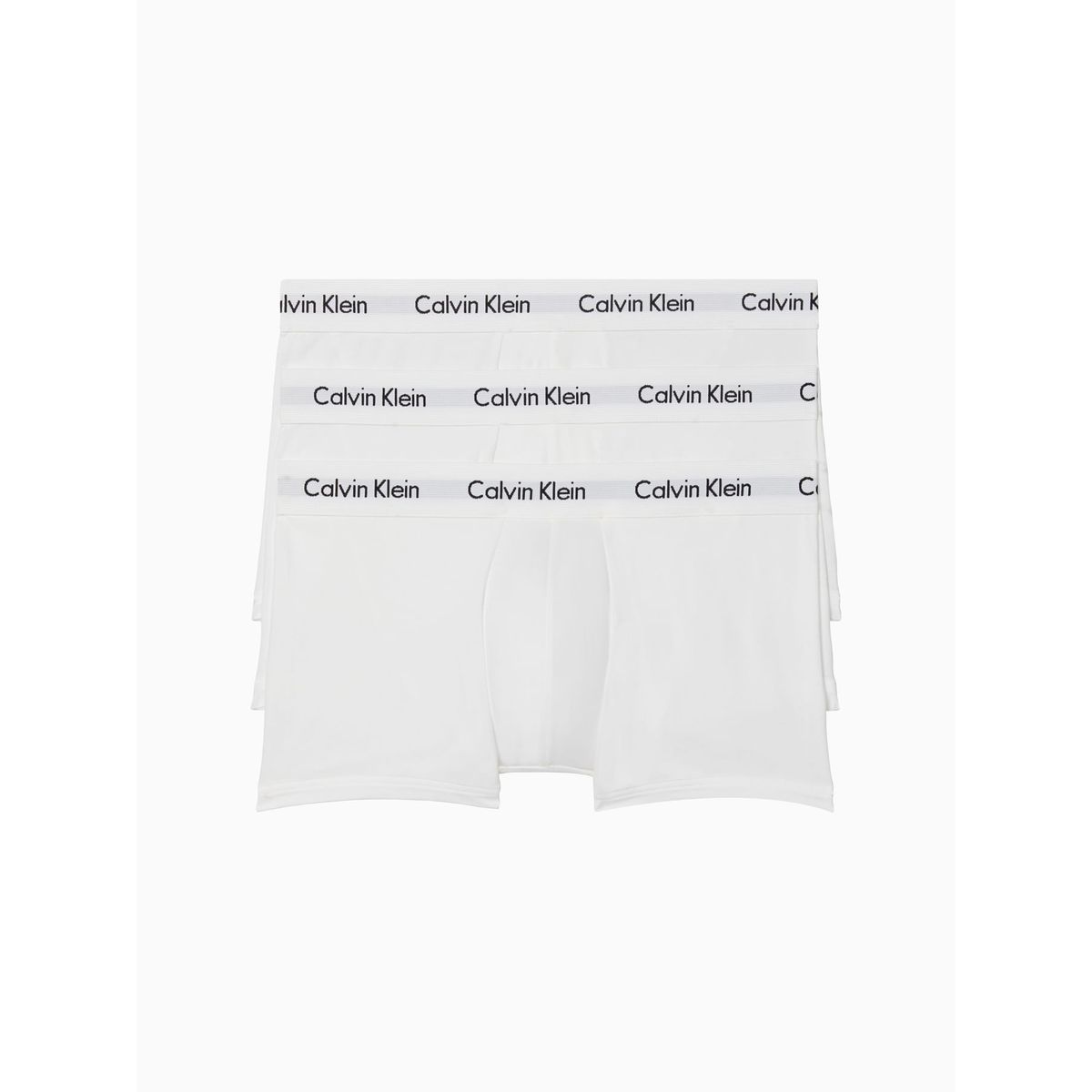 CALVIN KLEIN - 3 Pack de Boxer Blancos En Algodón Low Rise Trunk Calvin Klein