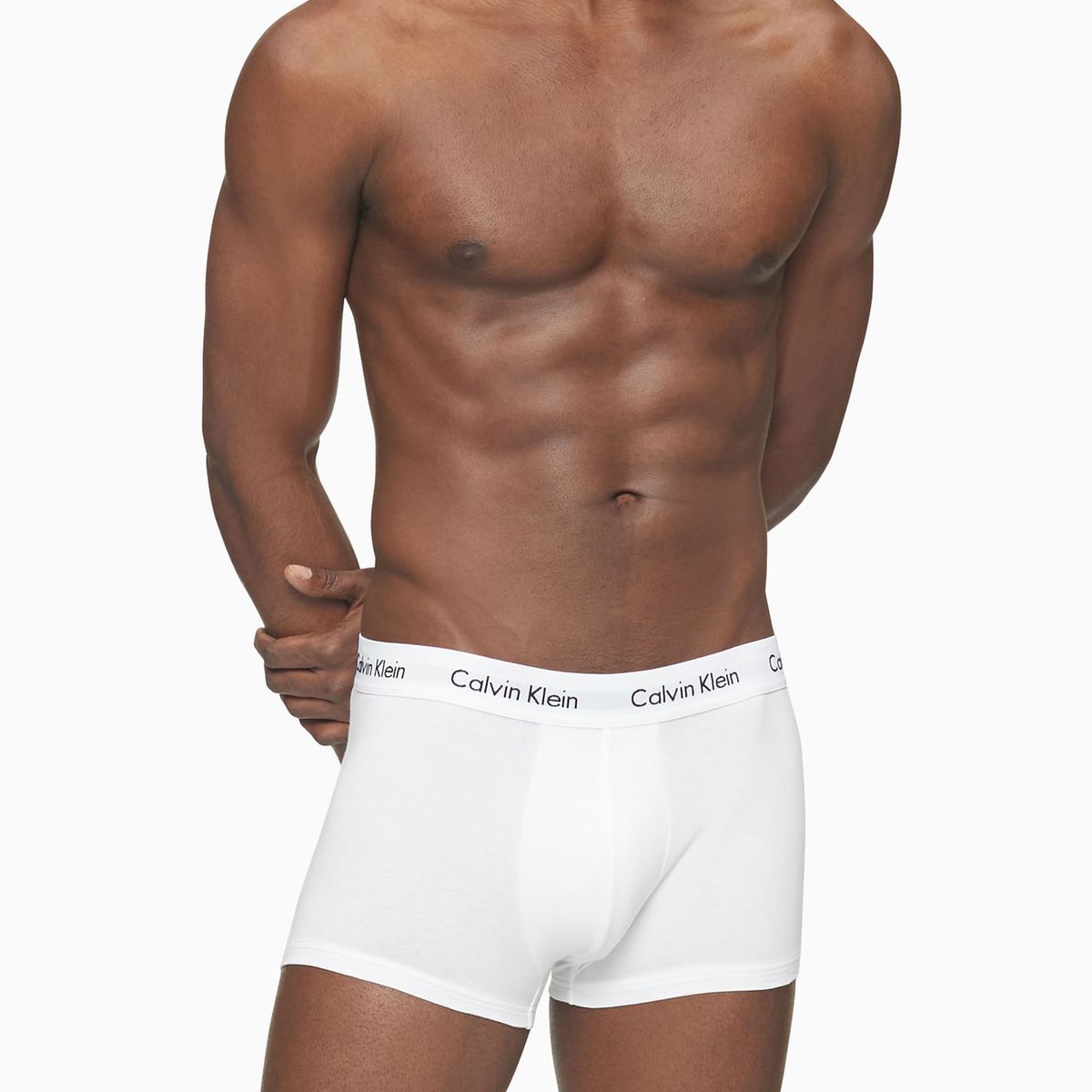CALVIN KLEIN - 3 Pack de Boxer Blancos En Algodón Low Rise Trunk Calvin Klein