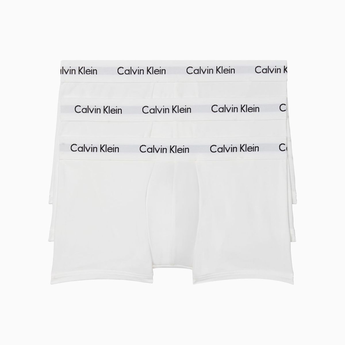CALVIN KLEIN - 3 Pack de Boxer Blancos En Algodón Low Rise Trunk Calvin Klein