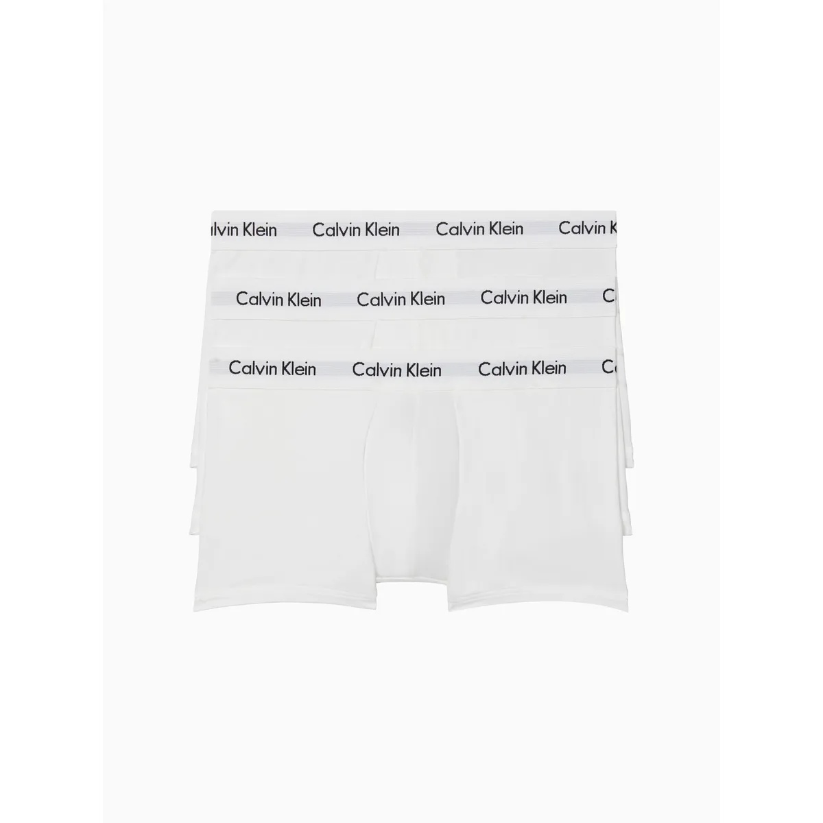 CALVIN KLEIN - 3 Pack de Boxer Blancos En Algodón Low Rise Trunk Calvin Klein