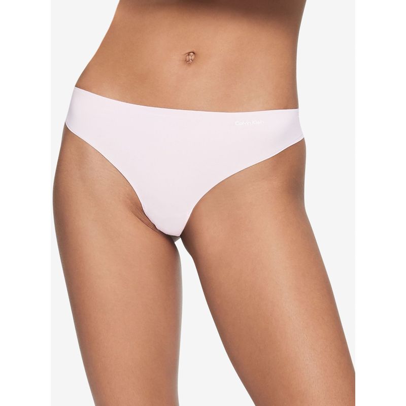CALVIN KLEIN - Pantie Tipo Tanga En Microfibra Rosada Para Mujer Calvin Klein