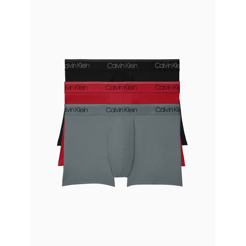 CALVIN KLEIN - 3 Pack de Boxer Low Rise Trunk En Microfibra Para Hombre Calvin Klein
