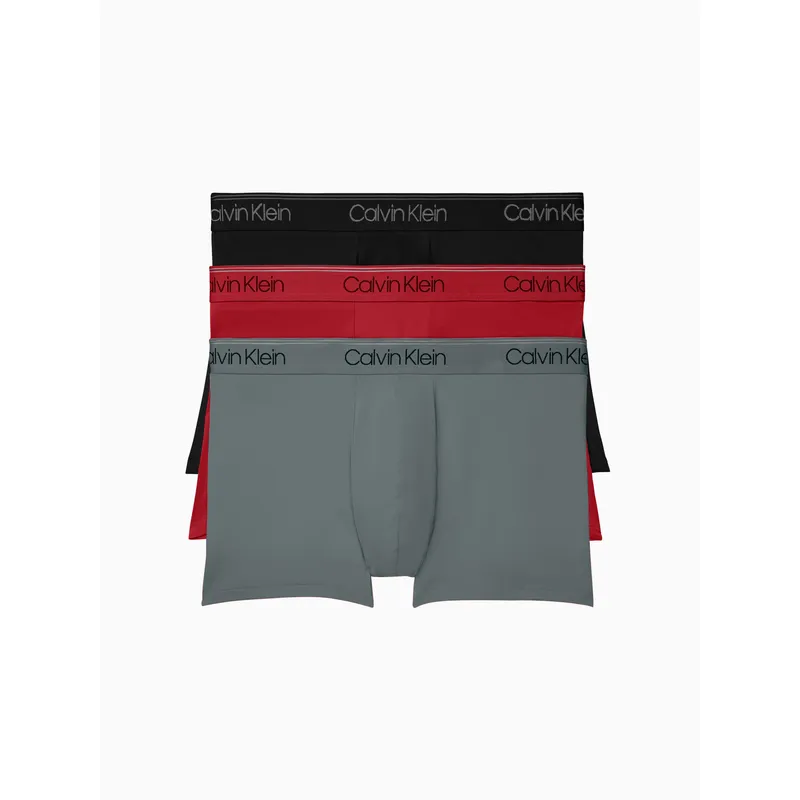 CALVIN KLEIN - 3 Pack de Boxer Low Rise Trunk En Microfibra Para Hombre Calvin Klein