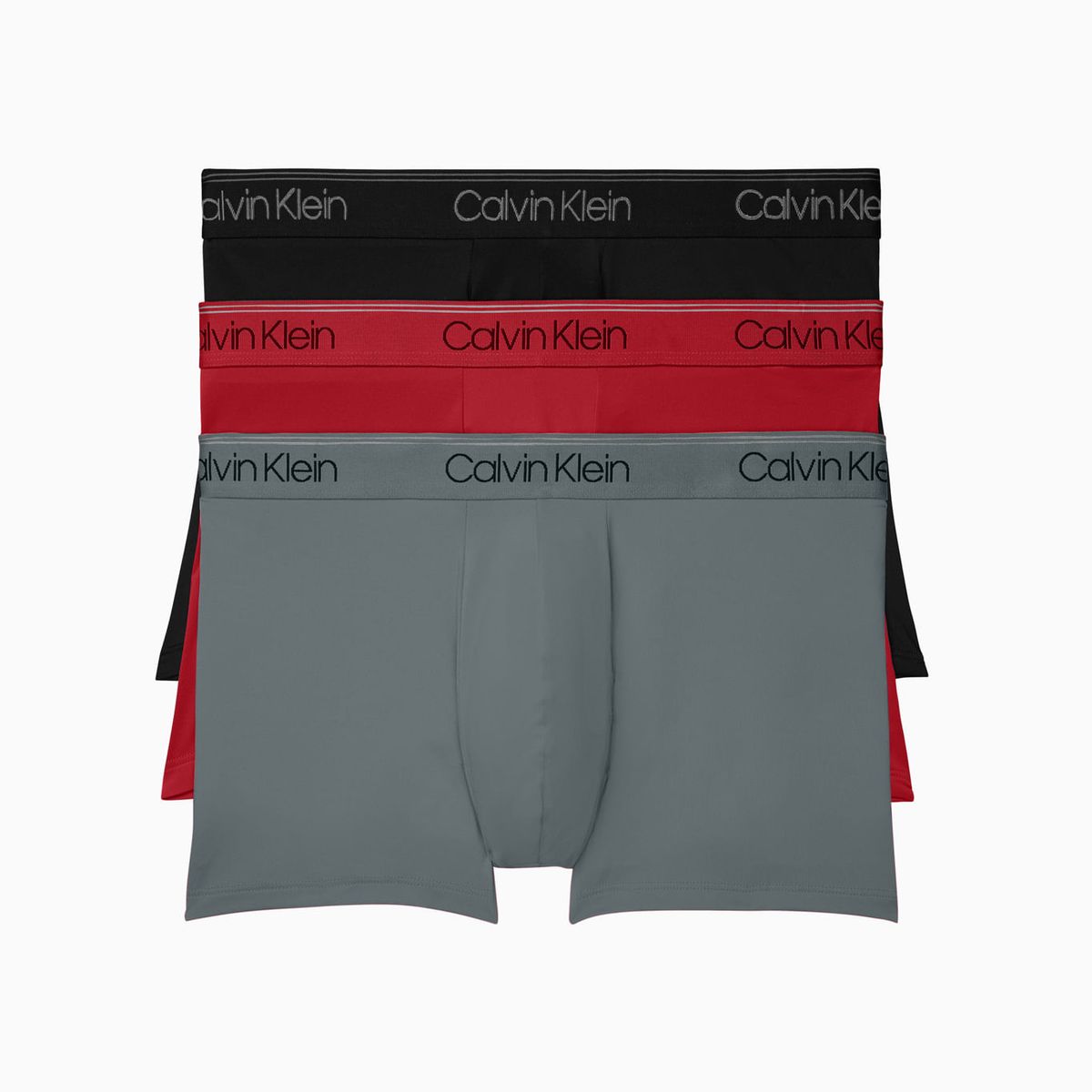 CALVIN KLEIN - 3 Pack de Boxer Low Rise Trunk En Microfibra Para Hombre Calvin Klein