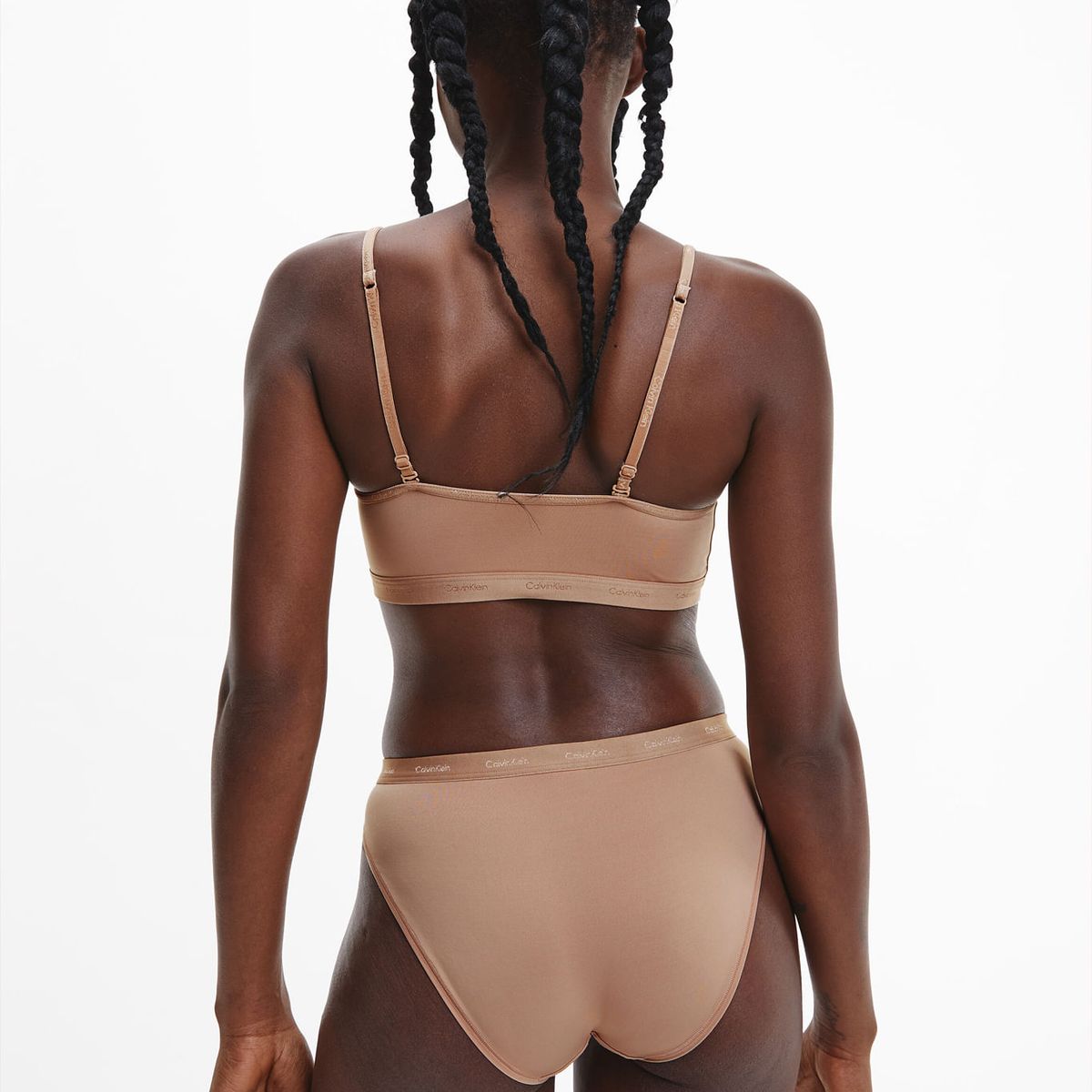 CALVIN KLEIN - Pantie En Microfibra Tipo Bikini Mid Rise Para Mujer Calvin Klein