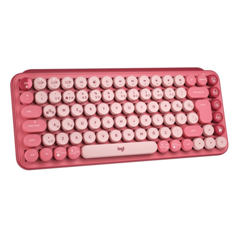 LOGITECH - Teclado Inalámbrico Logitech Pop Heartbreaker Teclas Emojis