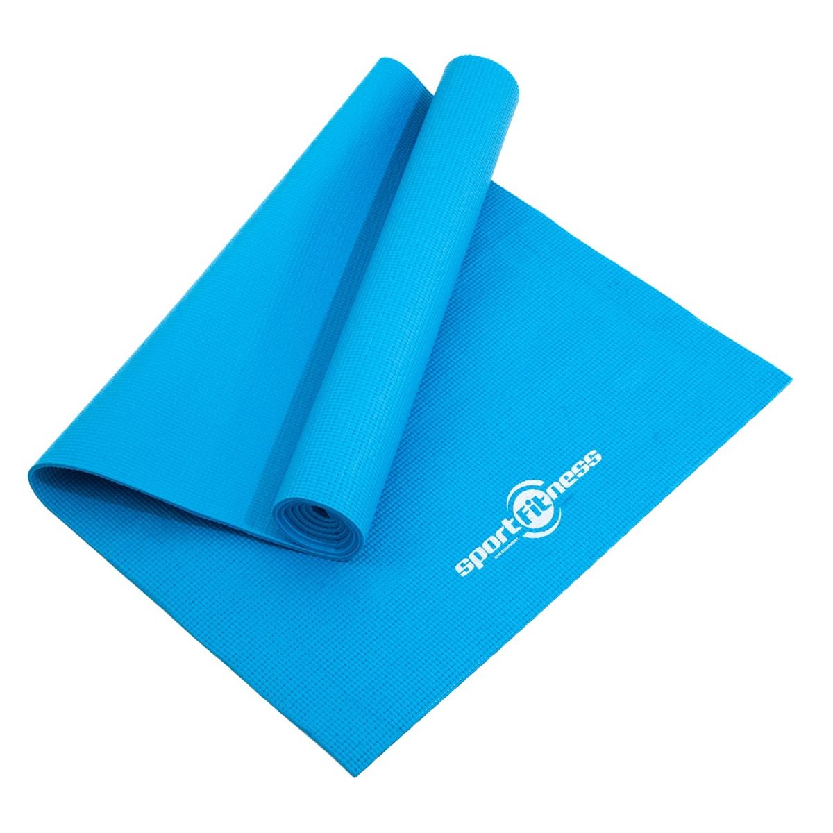 SPORT FITNESS - Colchoneta Mat  Azul Yoga Pilates Sportfitness Tapete Gym