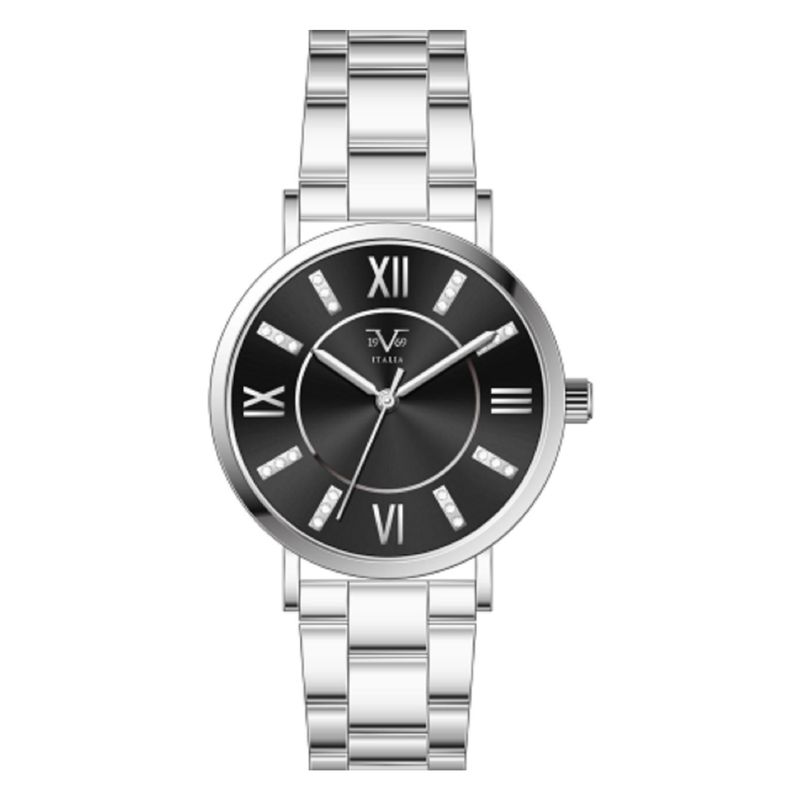 19V69 ITALIA - Reloj Mujer Plateado + 5 Complementos de Lujo Incluidos