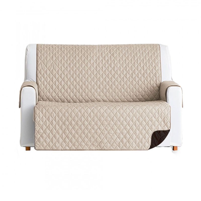 GUAMBA - PROTECTOR SOFA 2 PUESTOS  120X180 CHOCO BEIGE.