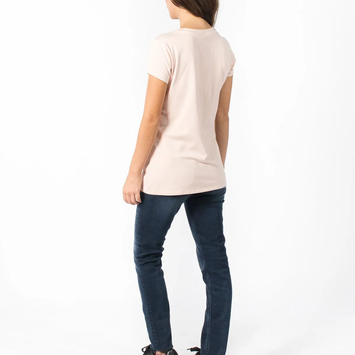 CALVIN KLEIN - Camiseta Beige Con Logo Para Mujer Calvin Klein