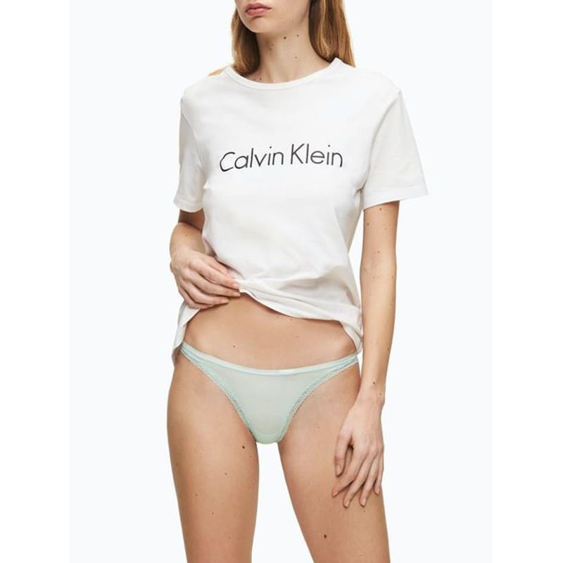 CALVIN KLEIN - Pantie Verde Tipo Tanga Para Mujer Calvin Klein