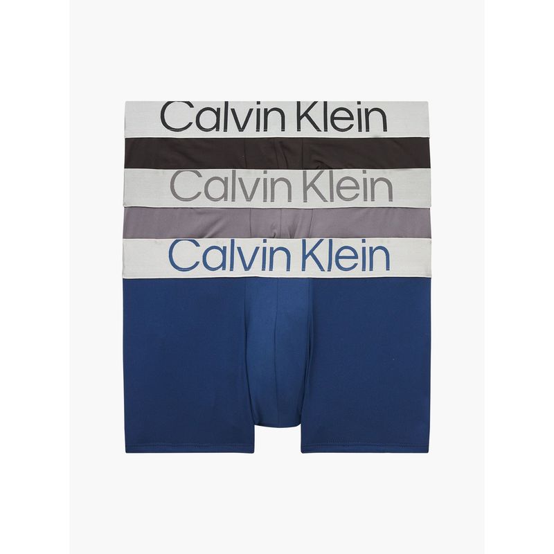 CALVIN KLEIN - 3 Pack De Bóxer Steel Low Rise Trunk En Microfibra Calvin Klein
