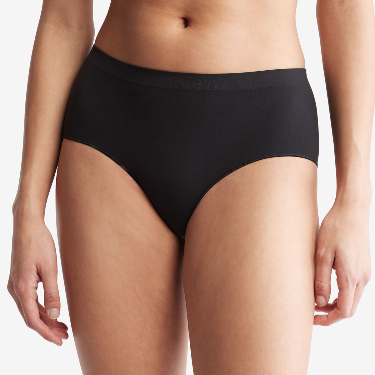 CALVIN KLEIN - Pantaleta Con Logo Mujer Negro Calvin Klein