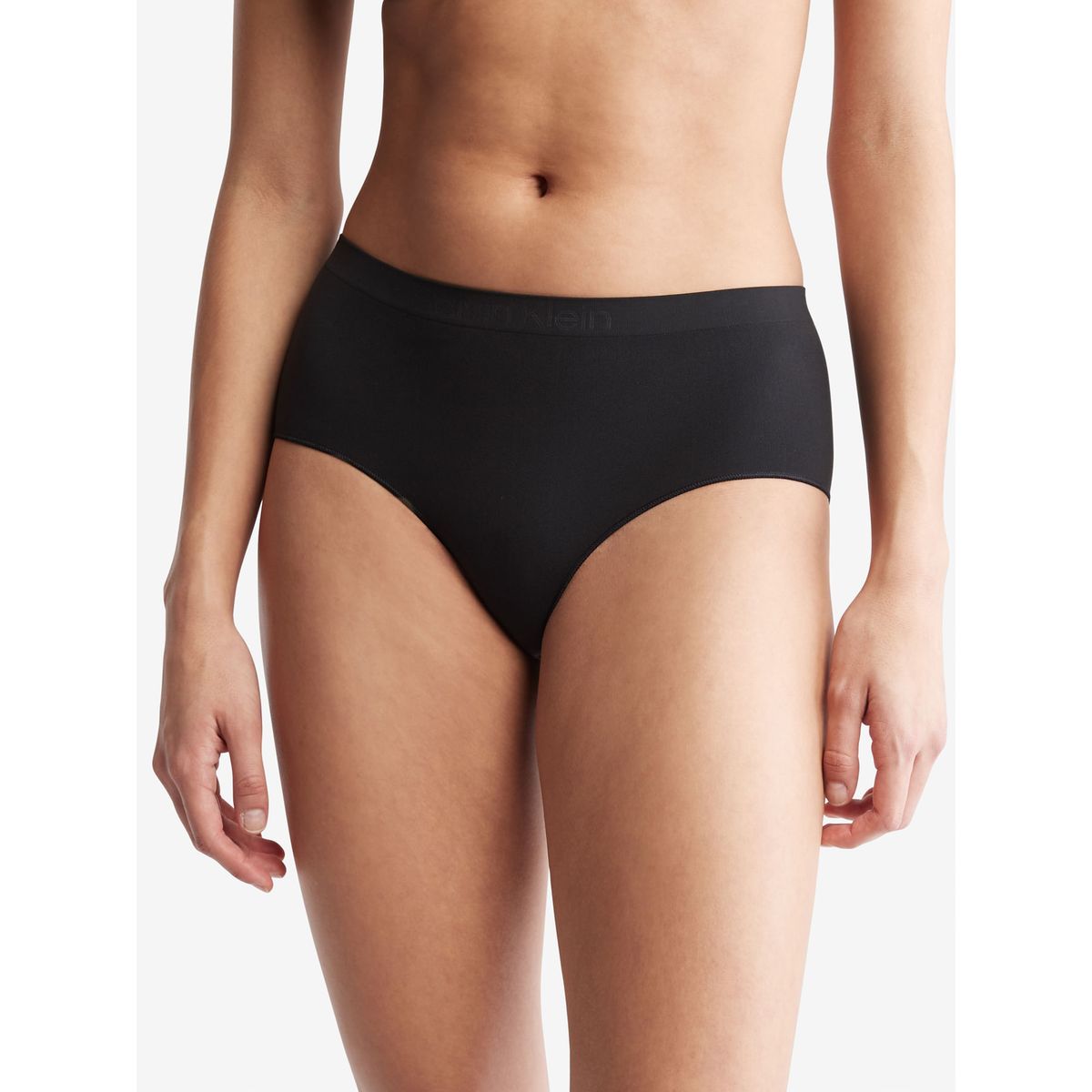 CALVIN KLEIN - Pantaleta Con Logo Mujer Negro Calvin Klein