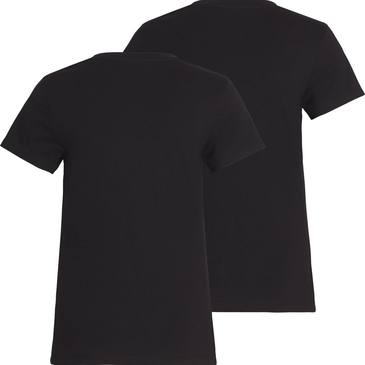 CALVIN KLEIN - Pack de 2 Camisetas Negra Manga Corta Slim Fit Para Mujer Calvin Klein