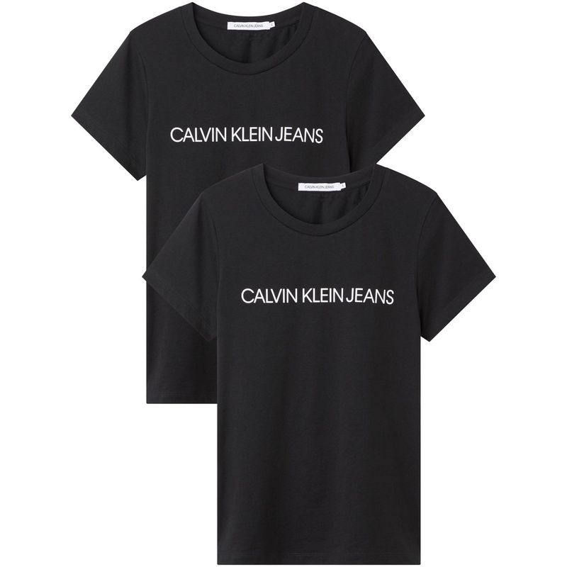 CALVIN KLEIN - Pack De 2 Camisetas Slim De Algodón Orgánico Calvin Klein