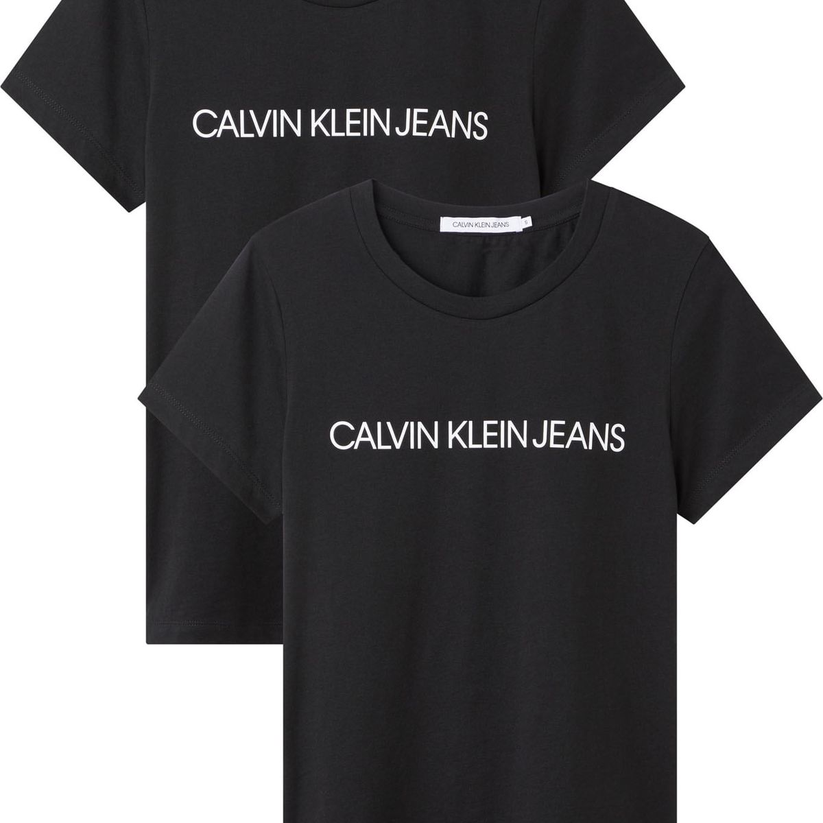 CALVIN KLEIN - Pack De 2 Camisetas Slim De Algodón Orgánico Calvin Klein