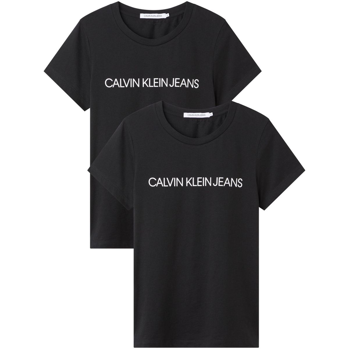 CALVIN KLEIN - Pack De 2 Camisetas Slim De Algodón Orgánico Calvin Klein