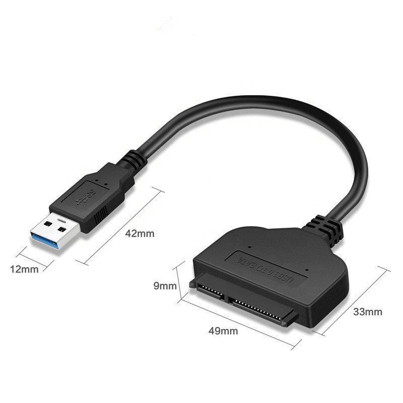 GENERICO - Adaptador De Disco Duro Externo, Cable Usb 3,0 A Sata