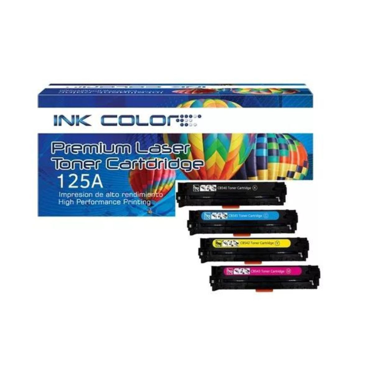 GENERICO - Kit 4 Tóner 125 Para Impre Cm1312 Cp1215 Cp1515n - Genéricos