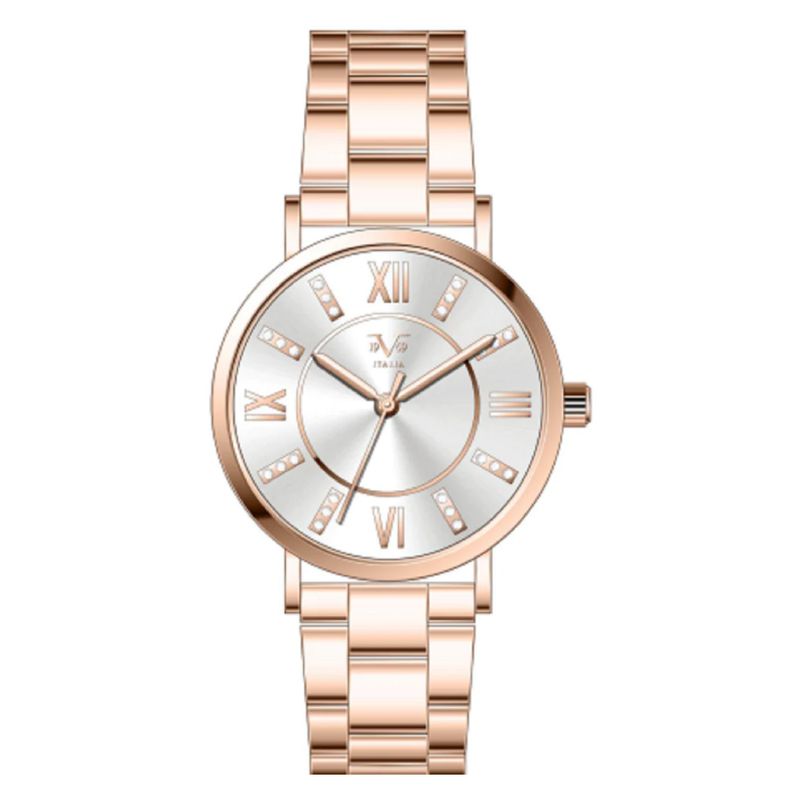 19V69 ITALIA - Reloj Mujer Oro Rosa + 5 Complementos de Lujo Incluidos
