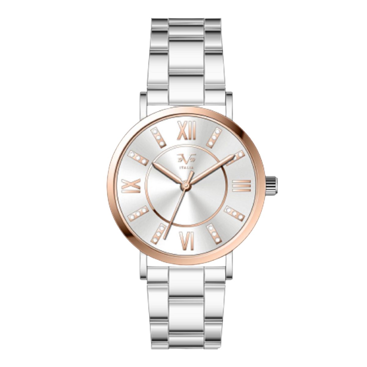 19V69 ITALIA - Reloj Mujer V1969 Italia Bicolor Con Oro Rosa 1122-9 + 2 COMPLEMENTOS