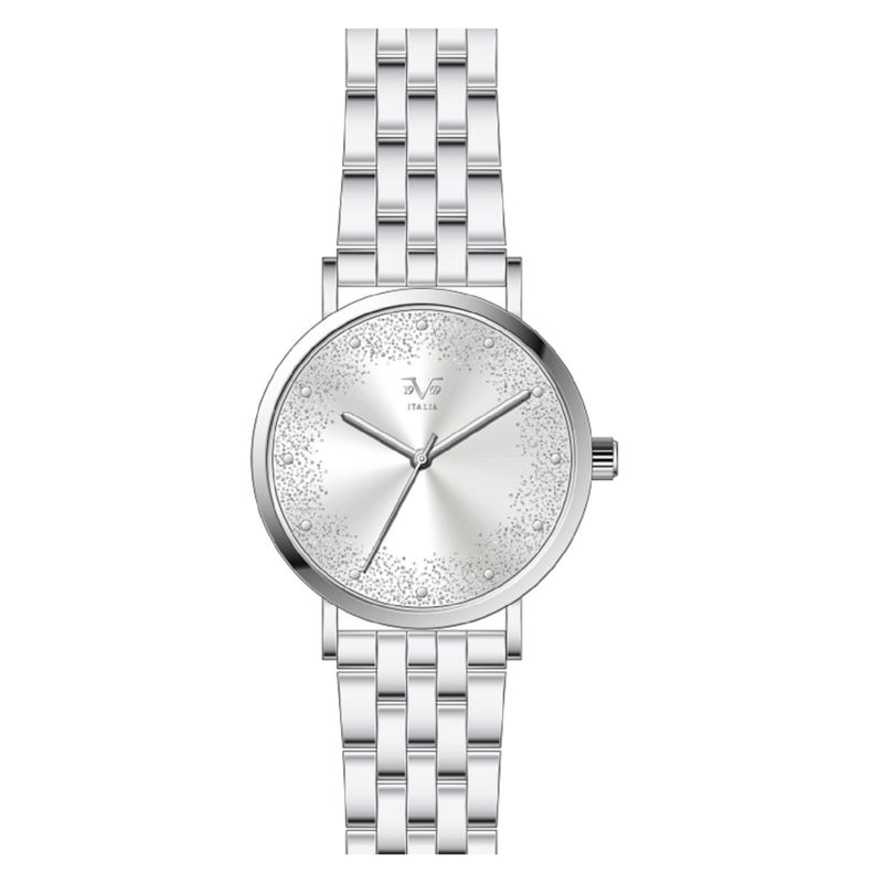 19V69 ITALIA - Reloj Mujer Plateado + 5 Complementos de Lujo Incluidos