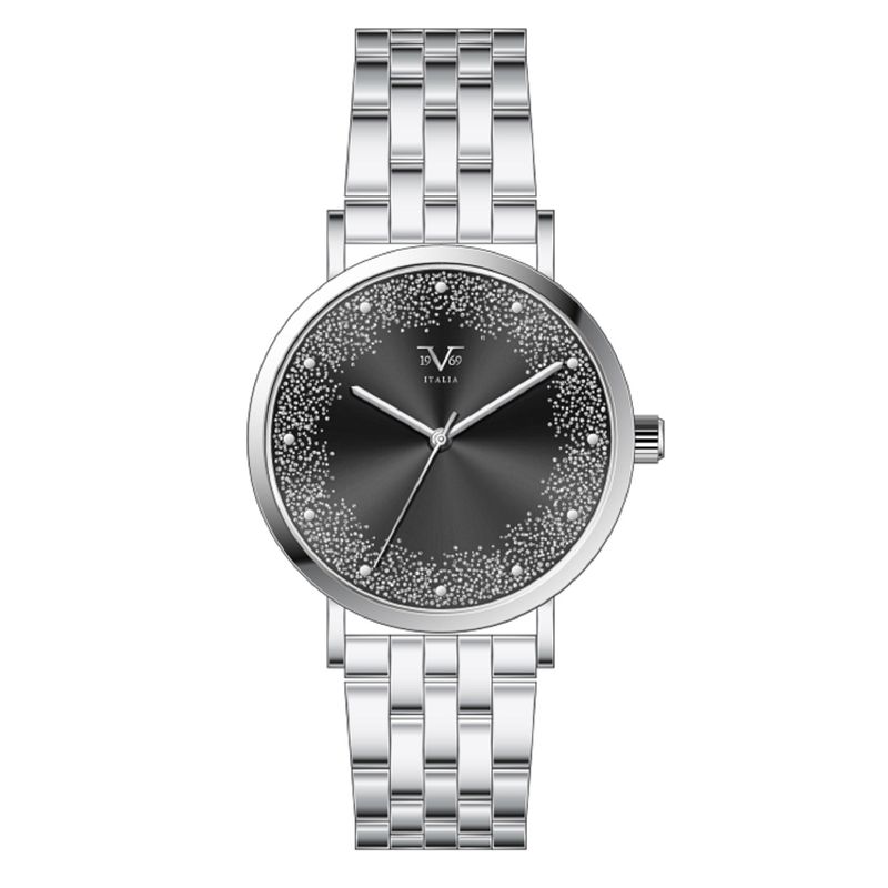 19V69 ITALIA - Reloj Mujer Plateado + 5 Complementos de Lujo Incluidos