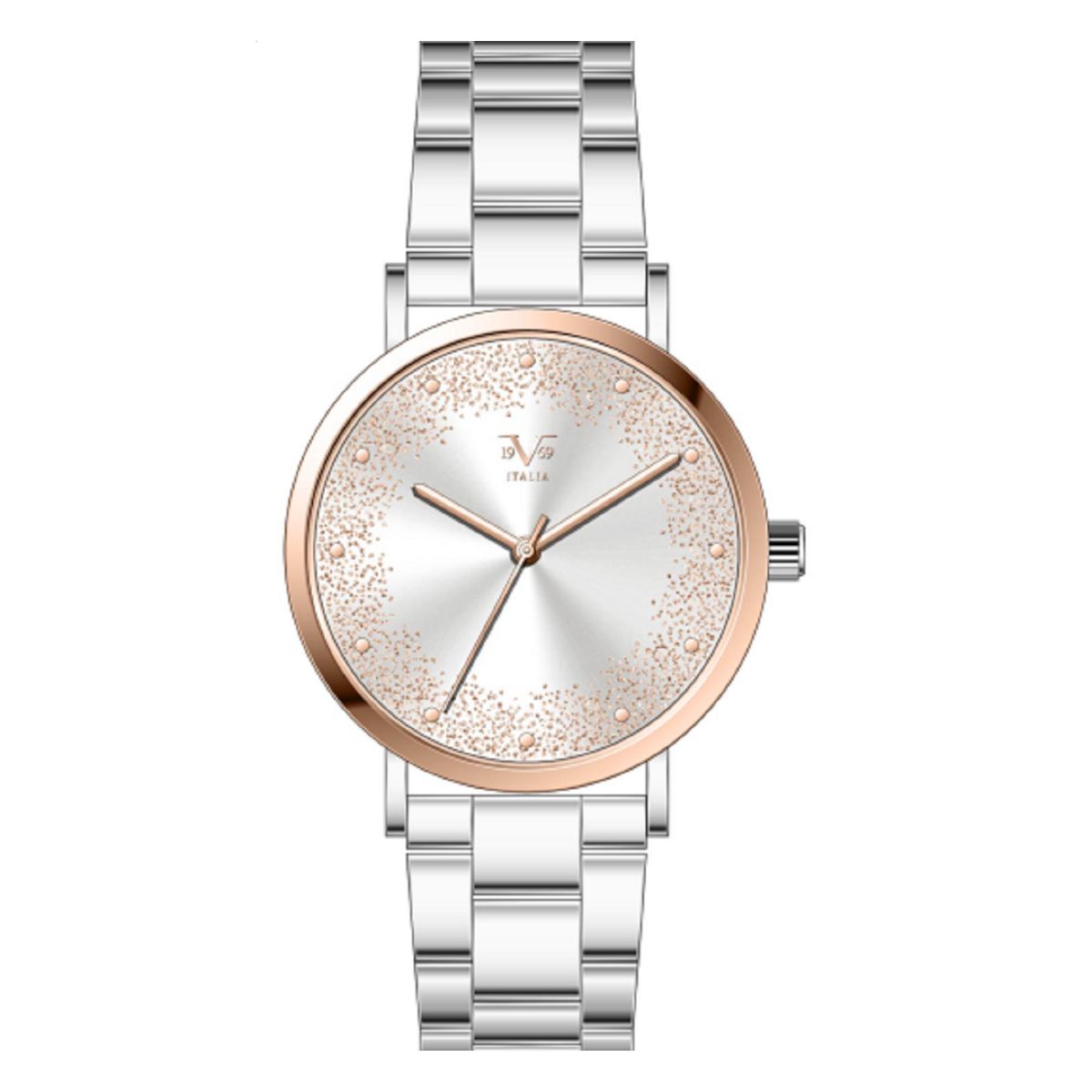 19V69 ITALIA - Reloj Mujer Bicolor Oro Rosa + 5 Complementos de Lujo Incluidos