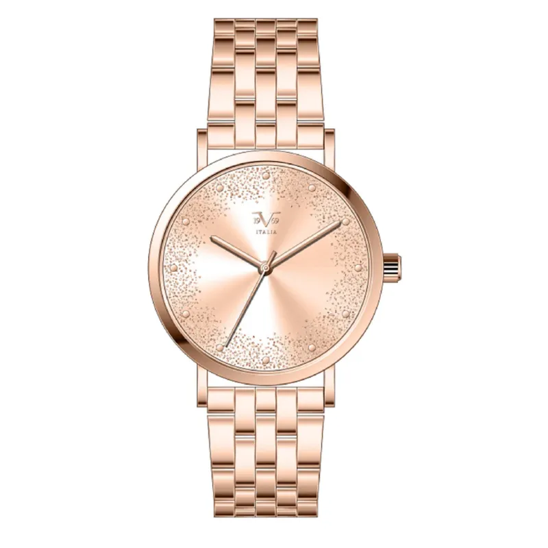 19V69 ITALIA - Reloj Mujer Oro Rosa + 5 Complementos de Lujo Incluidos
