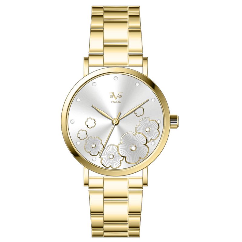 19V69 ITALIA - Reloj Mujer Dorado + 5 Complementos de Lujo Incluidos
