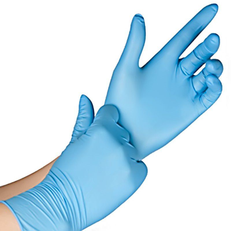 UKAINT - GUANTE DE NITRILO AZUL TALLA L - 1000 UND
