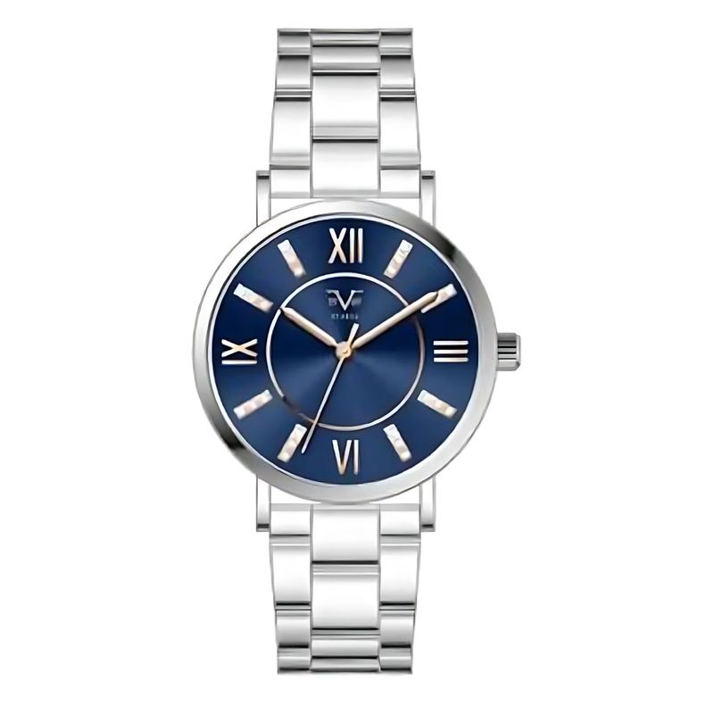 19V69 ITALIA - Reloj Mujer Plateado + 5 Complementos de Lujo Incluidos