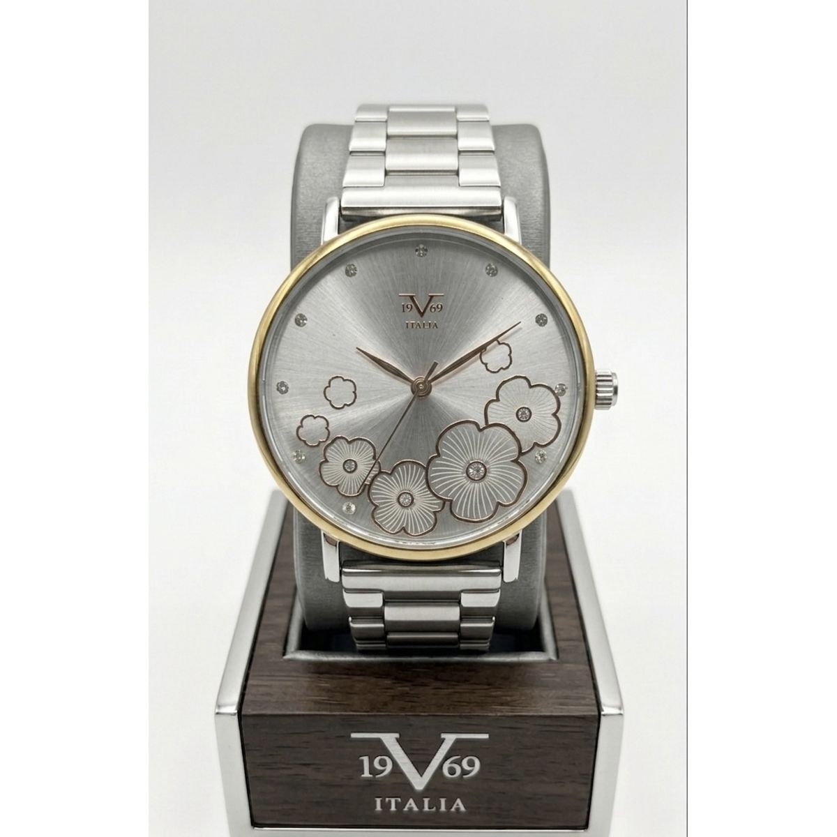19V69 ITALIA - Reloj V1969 Italia, Para mujer, Plateado tablero plata