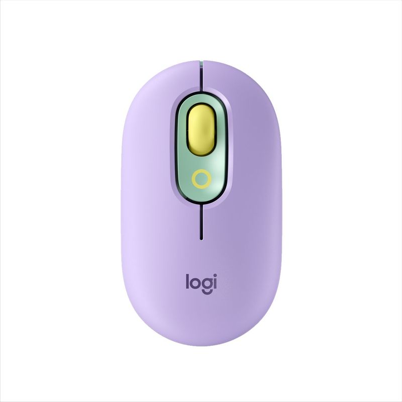 LOGITECH - Mouse Bluetooth Función Emojis Personaliza Logitech Pop Daydream