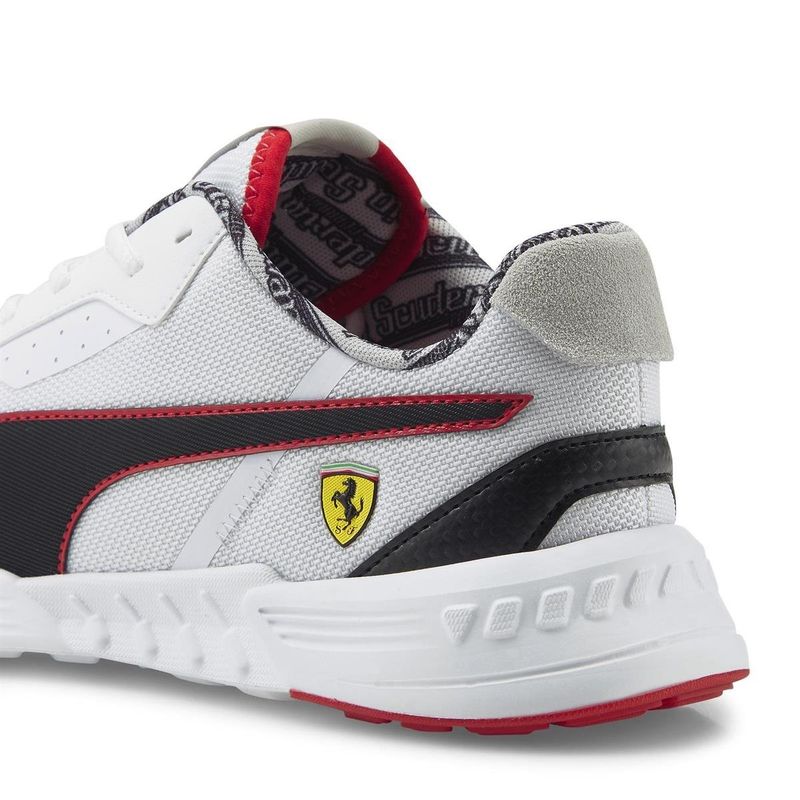 TENIS PUMA HOMBRE FERRARI TIBURION BLANCO ROJO PUMA