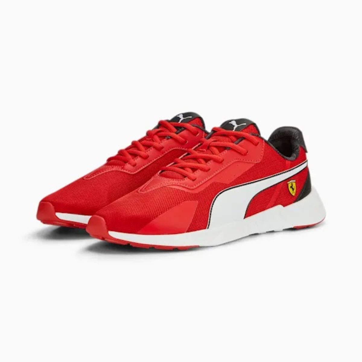 PUMA - TENIS PUMA HOMBRE FERRARI TIBURION ROJO BLANCO