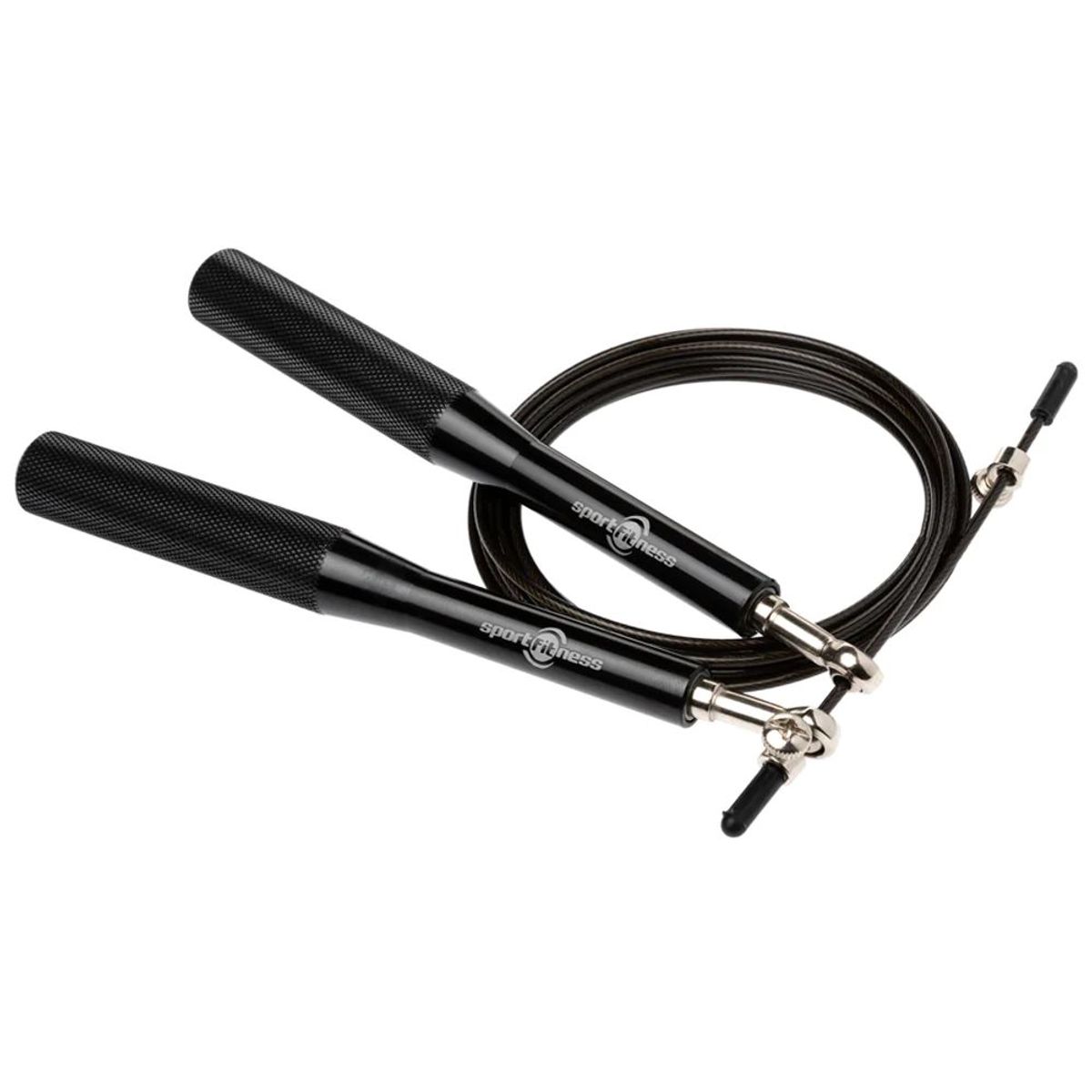 SPORT FITNESS - LAZO SALTO GUAYA ALUMINIO SPORTFITNESS NEGRO