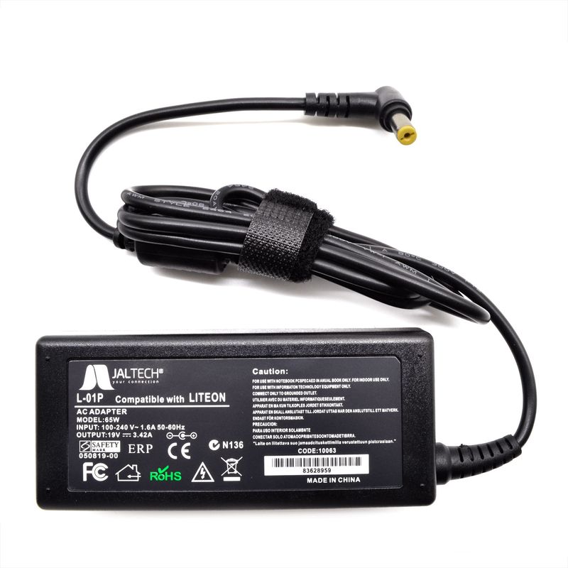 JALTECH - Cargador Premium Acer 19v, 3.42a L01P  10063 Jaltech
