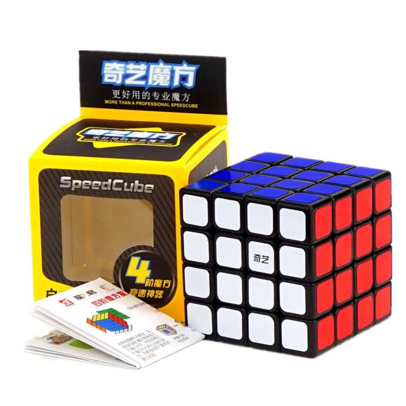 QIYI - Cubo Rubik QiYi 4x4 Stickers Speed Cube