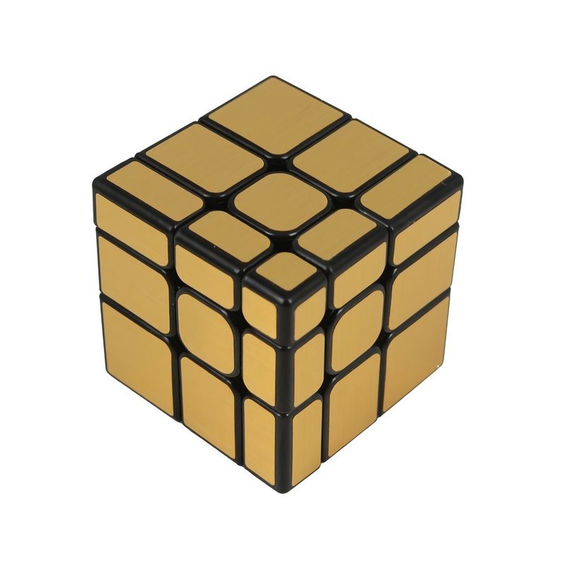 QIYI - Cubo Rubik 3x3 Mirror QIYI 517 Espejo Dorado