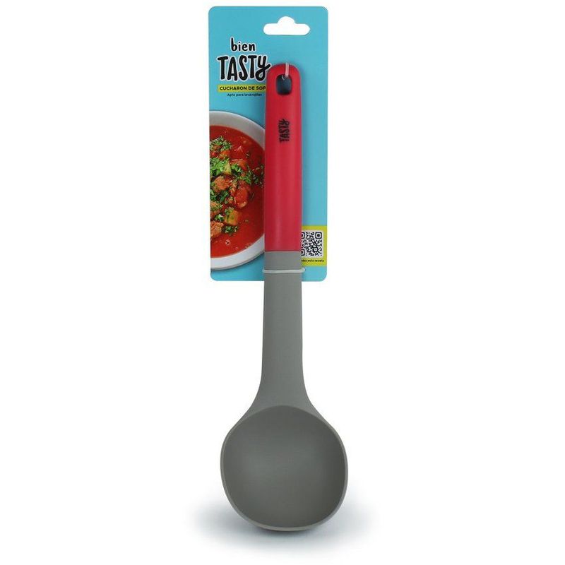 TASTY - Cucharon para sopa tasty al-c011ka0225 rojo