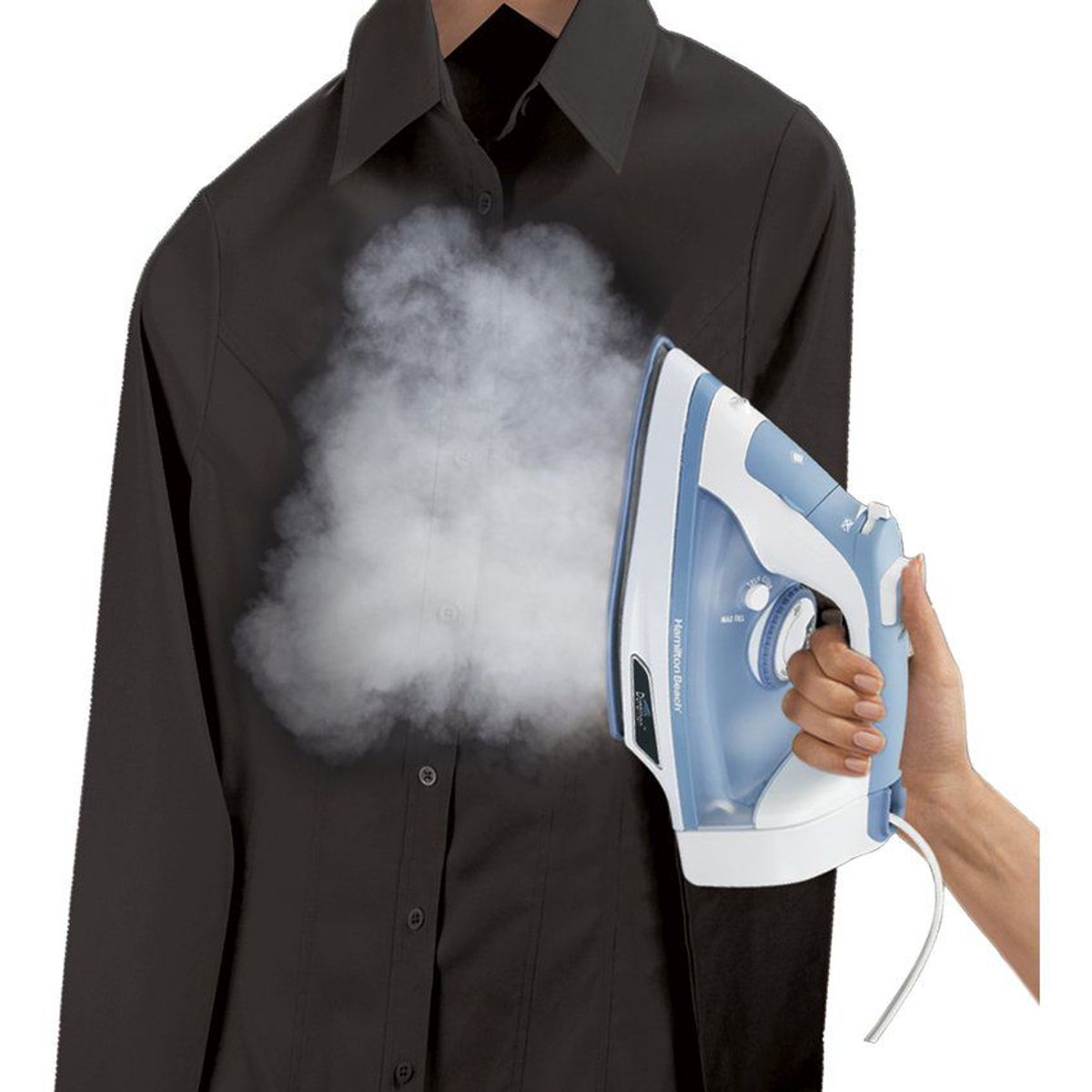 HAMILTON BEACH - PLANCHA DURATHON ANTIADHERENTE CON CABLE RETRÁCTIL